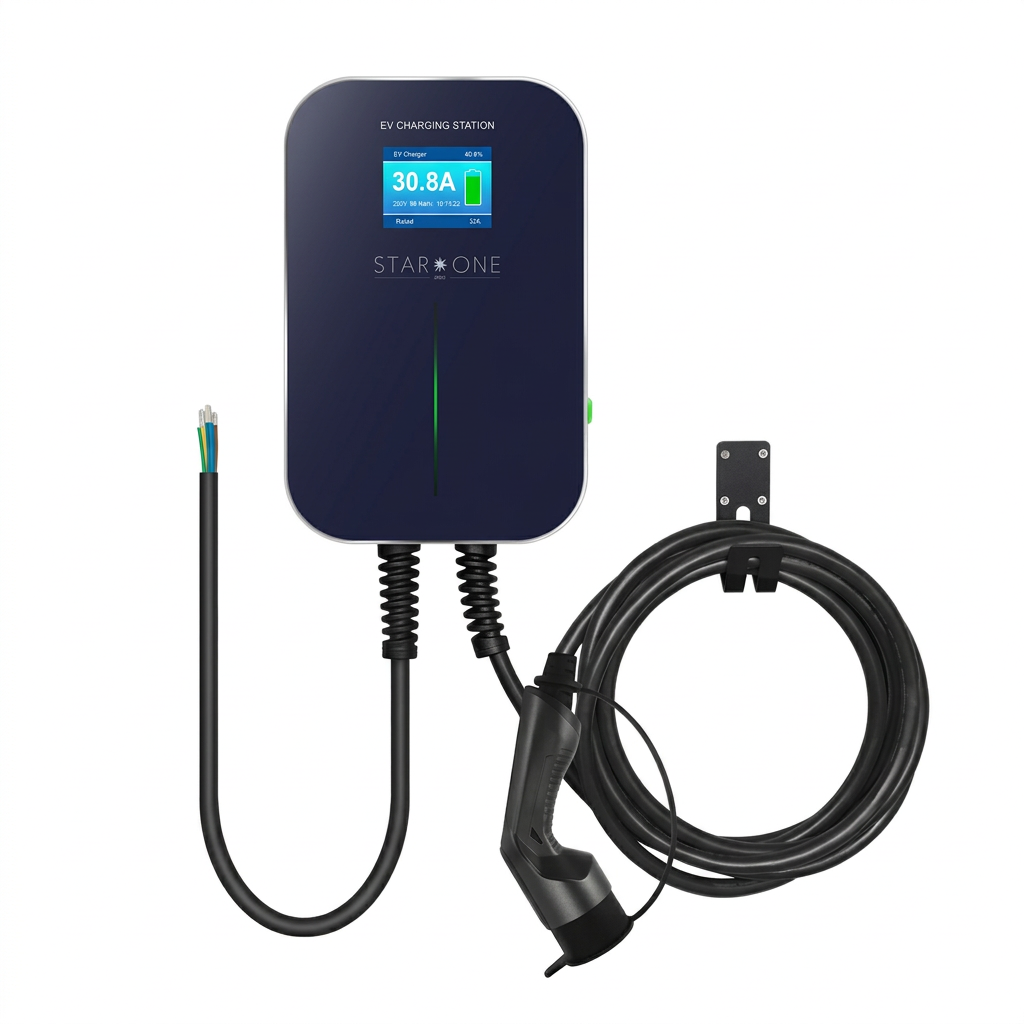 Wallbox Star One - Estação de recarga para veículos elétricos 30.8A